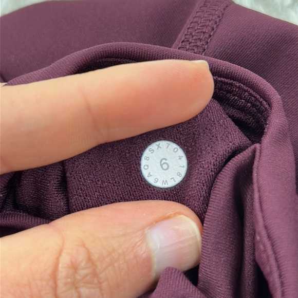 Lululemon Wunder Under Crop High-Rise *Flocked 21" Dark Adobe / Scatter Floral - Picture 4 of 6